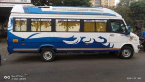 12-Seater AC luxury Bus Hire in Mumbai