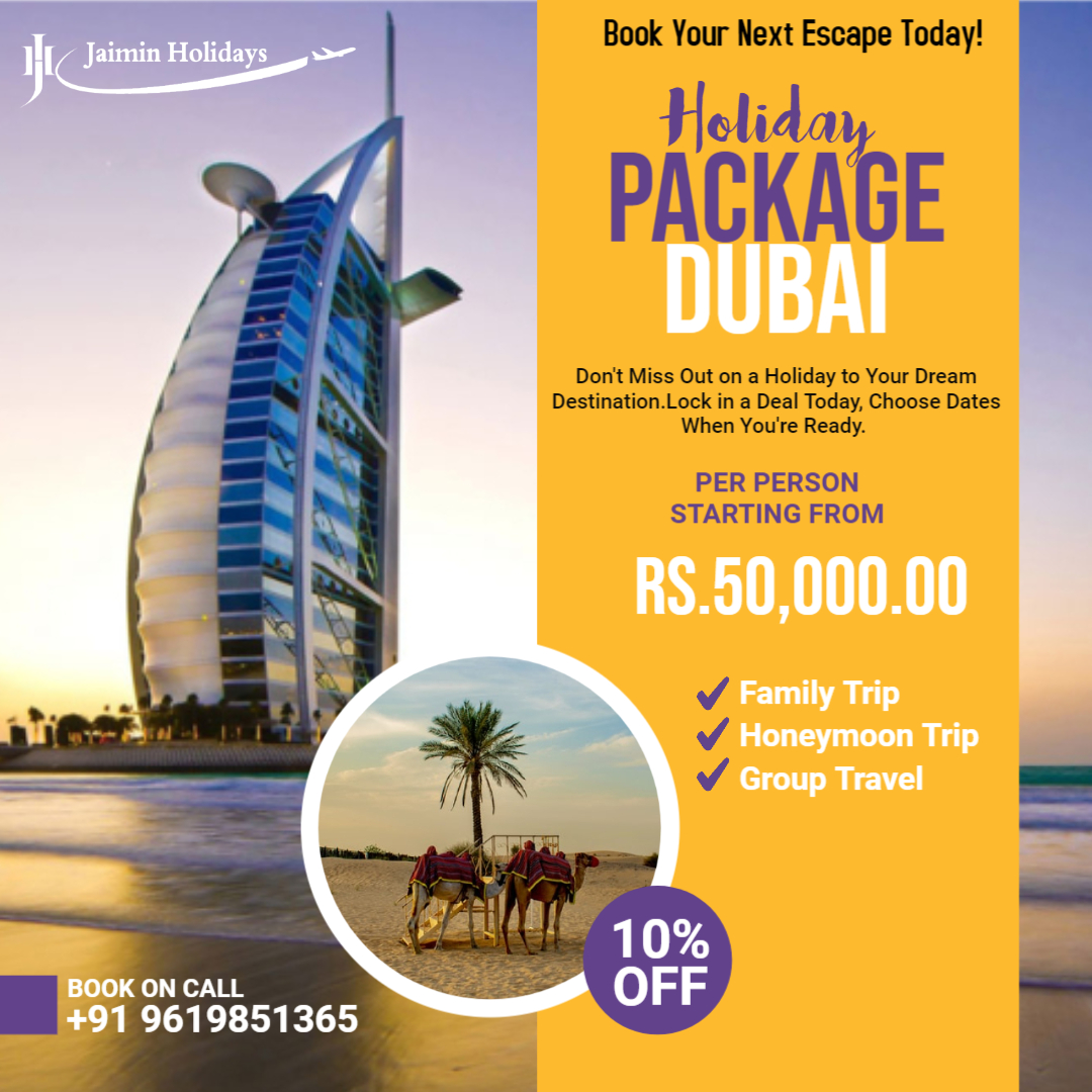dubai trip cost from india for family